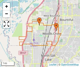 Area schools map
